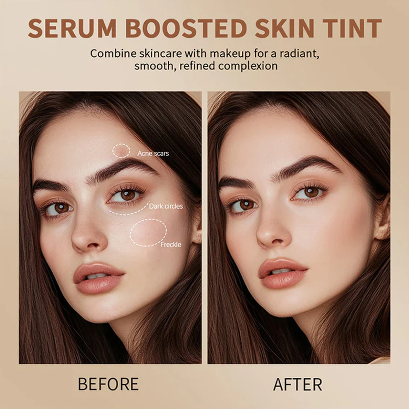 ✨Last Day 50% OFF✨Moisturizing & Brightening Serum Boosted Skin Tint