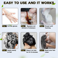 MEIDU by OmniWear 3 in 1 Hair Dye Shampoo