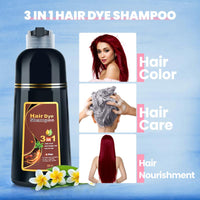 MEIDU by OmniWear 3 in 1 Hair Dye Shampoo