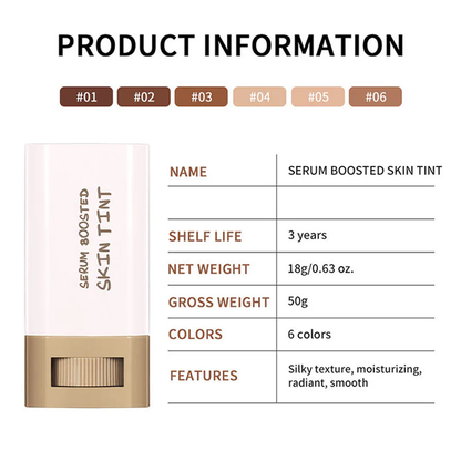 ✨Last Day 50% OFF✨Moisturizing & Brightening Serum Boosted Skin Tint